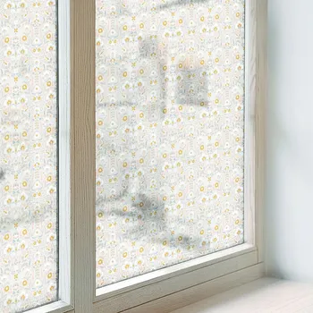 Polep vozidla Fólie na okna Samolepicí Soukromí Rostlinný vzor 100x116