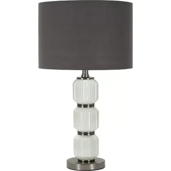 Lampička Stolní lampa Bright Three 57 cm šedo-bílá