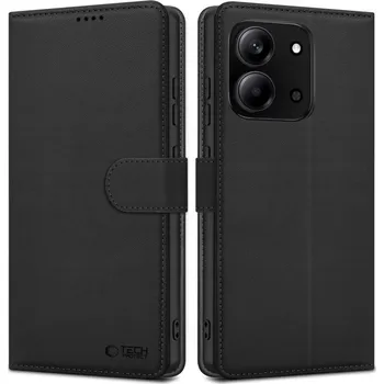 Pouzdro na mobilní telefon Flipové pouzdro Tech-protect pro Xiaomi Redmi 13C černé