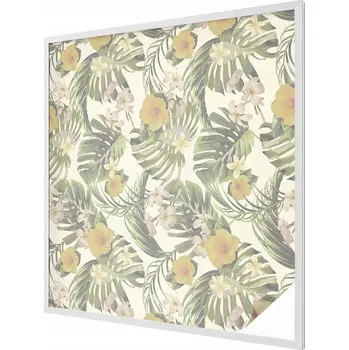 Okenní dekorace Fólie na balkonové okno Samolepicí Vitráž Tropický motiv 100x100 cm