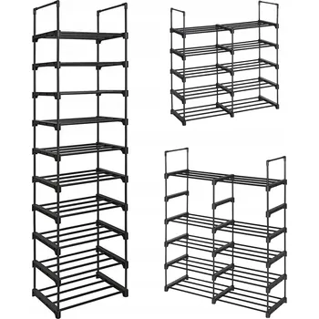 Botník Botník Songmics Pro 45,01 x 174 x 30 cm černá