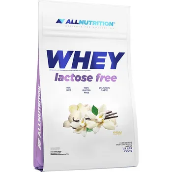 Protein ALLNUTRITION Whey Lactose Free 700 g Příchuť: vanilka