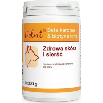 Dolvit Beta-karoten & Biotin forte 300 g - Přípravek pro zdravou kůži a srst