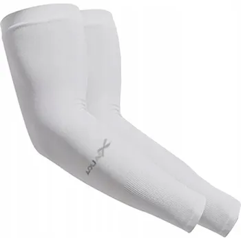 Cyklistické oblečení Cyklistické návleky na ruce Gearox univerzální, bílé