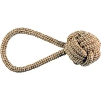 Hračka pro psa Jutové přetahovadlo ve tvaru míčku