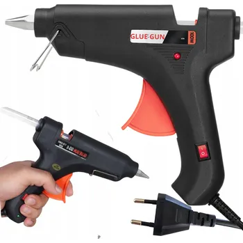 Tavná pistole PISTOLE NA HORKÉ LEPIDLO 100W SILNÁ VELKÁ LEPICÍ PISTOLE 11mm