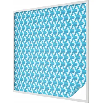 Okenní dekorace Fólie Dekorativní Mléčná na Skla Okna Výlohy Geometrické kostky 100x100 cm