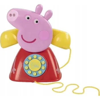 Hračka pro nejmenší INTERAKTIVNÍ TELEFON prasátko Pepa SE ZVUKY A MELODIÍ PRO DĚTI