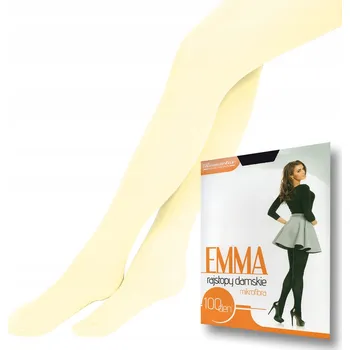 Dámské punčochy Punčocháče hladké Romartex EMMA 100den žluté Citronová velikost 2