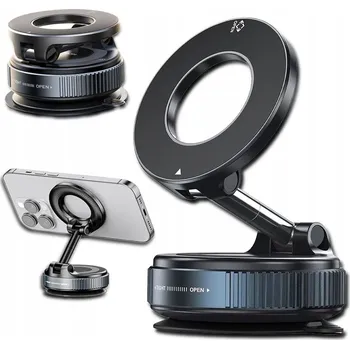 Držák telefonu do auta na čelní sklo, otočný o 360°