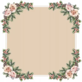 ubrus Kulatý ubrus polyester 79 cm x 79 cm