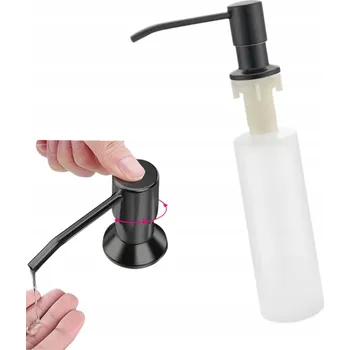 Dávkovač mýdla Dávkovač mýdla do dřezu, 500 ml, snadná montáž, do kuchyně i koupelny