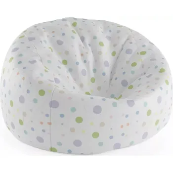 Sedací pytel Sablio Sedací vak Cocoon Barevné puntíky - 75 x 45 x 35 cm