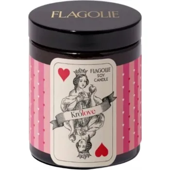 Svíčka Sójová vonná svíčka Královny jasmínu a Karamel – Valentýn Flagolie