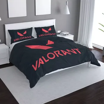 Povlečení Sablio Povlečení VALORANT Black - 140x200 / 90x70