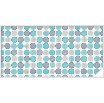 Okenní dekorace Fólie Mléčná fólie na okno – ochrana soukromí, geometrické kruhy 200x100 cm