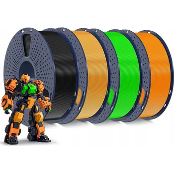 Filament SUNPLU PLA Filament 1,75mm, 4kg do 3D tiskárny, +/- 0,02mm 4 CÍVKY