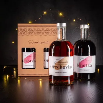 Likér Dárkové balení Ořechovky a Griotky