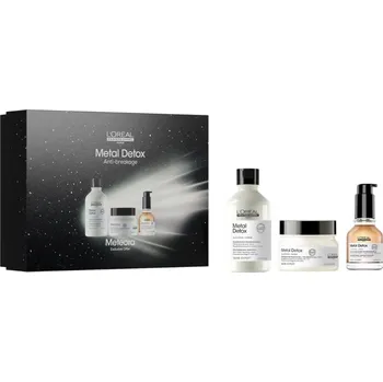 Kosmetická sada Loreal Professionnel Metal Detox Trio - dárkový balíček