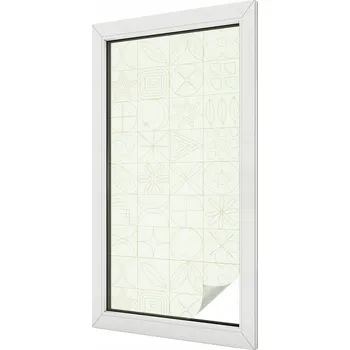 Okenní dekorace Hotová mléčná Fólie 100 x 50 cm