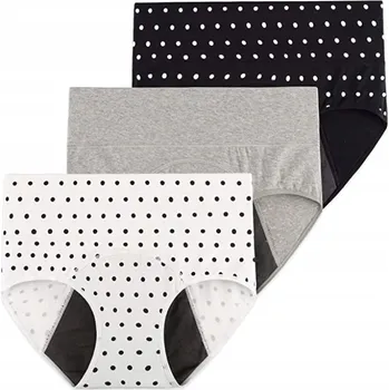 Dámské spodní prádlo 3 ks VYSOKÉ KALHOTKY BAVLNA DÁMSKÉ SADA vel. 42