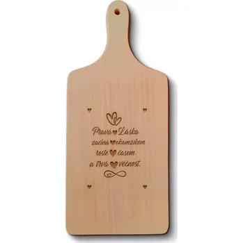 Kuchyňské prkénko Sablio Prkénko Pravá láska