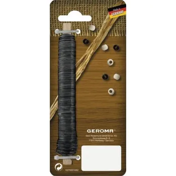 Vázací drát Vázací drát Ø 0,65 mm na špulce 100 g černo-hnědý