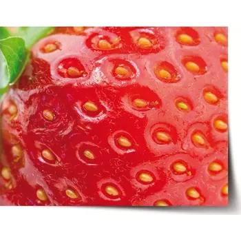 Plakát Sablio Plakát Detail jahody - 60x40 cm