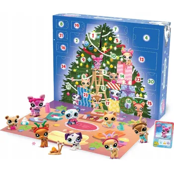 Figurka Základní sada Basic Fun! Littlest Pet Shop Adventní kalendář 8 ks