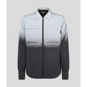 Pánská casual bunda BUNDA KARL LAGERFELD UNISEX LIGHTWEIGHT PADDED JKT BLACK SILVER