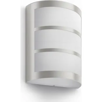 Nástěnné svítidlo Venkovní nástěnné svítidlo Philips bílé, šedé s integrovaným LED zdrojem 5,5 W
