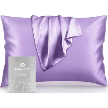 Povlak na polštářek HEDVÁBNÝ POVLAK NA POLŠTÁŘ 90% HEDVÁBÍ HYPOALERGENNÍ 50x75 cm FIALOVÝ