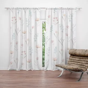 Závěs Sablio Závěs Květinová poezie: 2ks 140x250cm