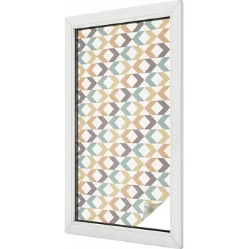 Okenní dekorace Fólie s s potiskem Geometrické kosočtverce 50x100