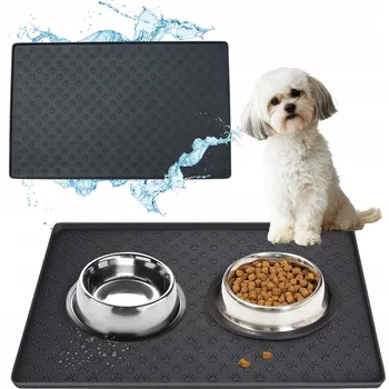 Miska pro psa Silikonová podložka pod misku WS černá 0 l