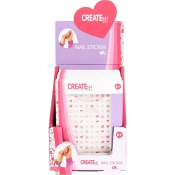 Doplněk pro panenku Alltoys Canenco Samolepky na nehty Create it!