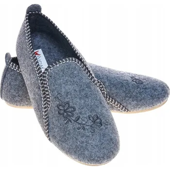 Dámské pantofle Dámské pantofle s gumičkou plst domácí pantofle zabudovaná Wójciak Podhalí
