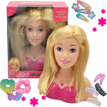 Panenka HLAVA PANENKY pro ČESÁNÍ a úpravu vlasů, tvorbu ÚČESŮ