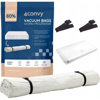 Pytel na prádlo 4CONVY vákuový pytel / obal na matrace velký 200x240 cm