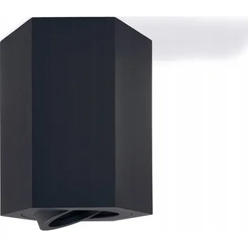 Stropní svítidlo Areno Black nastavitelné hliníkové černé 100x87x115mm