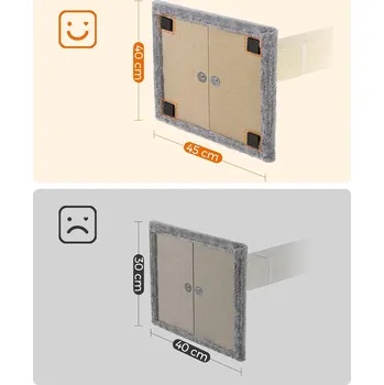 ŠKRABACÍ STOUPKY PRO PRO KOČKY S PLOŠINOU, STOUPEK, VĚŽ PELÍŠEK PELECH, MÍČ 71 CM ŠEDÉ