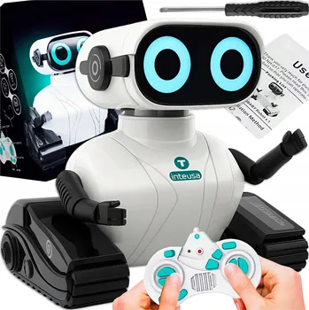 Robot INTERAKTIVNÍ ROBOT NA DÁLKOVÉ OVLÁDÁNÍ PRO DĚTI LED ZVUK DÁREK + OVLADAČ