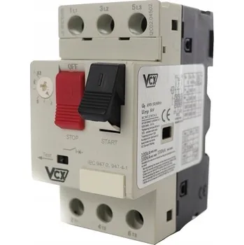 vypínač MOTOROVÝ VYPÍNAČ NA LIŠTU VCX GV2 0,4-0,63A