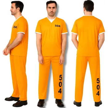 Karnevalový kostým Kostým pro dospělé - Oranžový vězeň, vel univerzální - Halloween