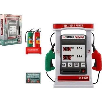 autodráha _Ostatní 1_ Čerpací stanice (pumpa benzínová) na baterie světlo, zvuk 00800577