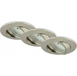 Stropní bodové svítidlo kulatý Briloner šedé