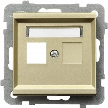 Elektrická zásuvka OSPEL SONATA GPK-1R/p/39 Kryt zásuvky Keystone jednoduchý, pro jednu zásuvku