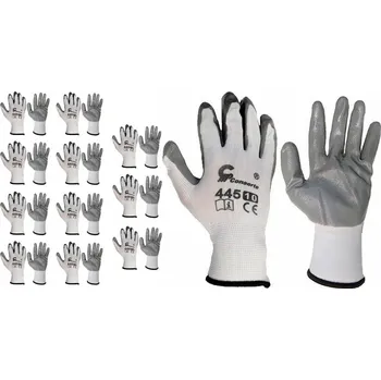 Pracovní rukavice OCHRANNÉ RUKAVICE NITRILOVÉ PRECIZNÍ x12 VELIKOST 8