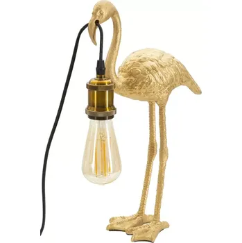 Lampička Stolní lampa Flamingo 39,5 cm zlatá