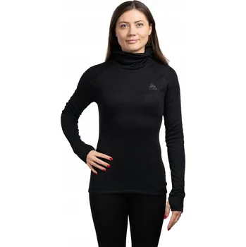 Dámská mikina Dámská termo Mikina Odlo Active Warm BL Top Facemask LS - černá XL